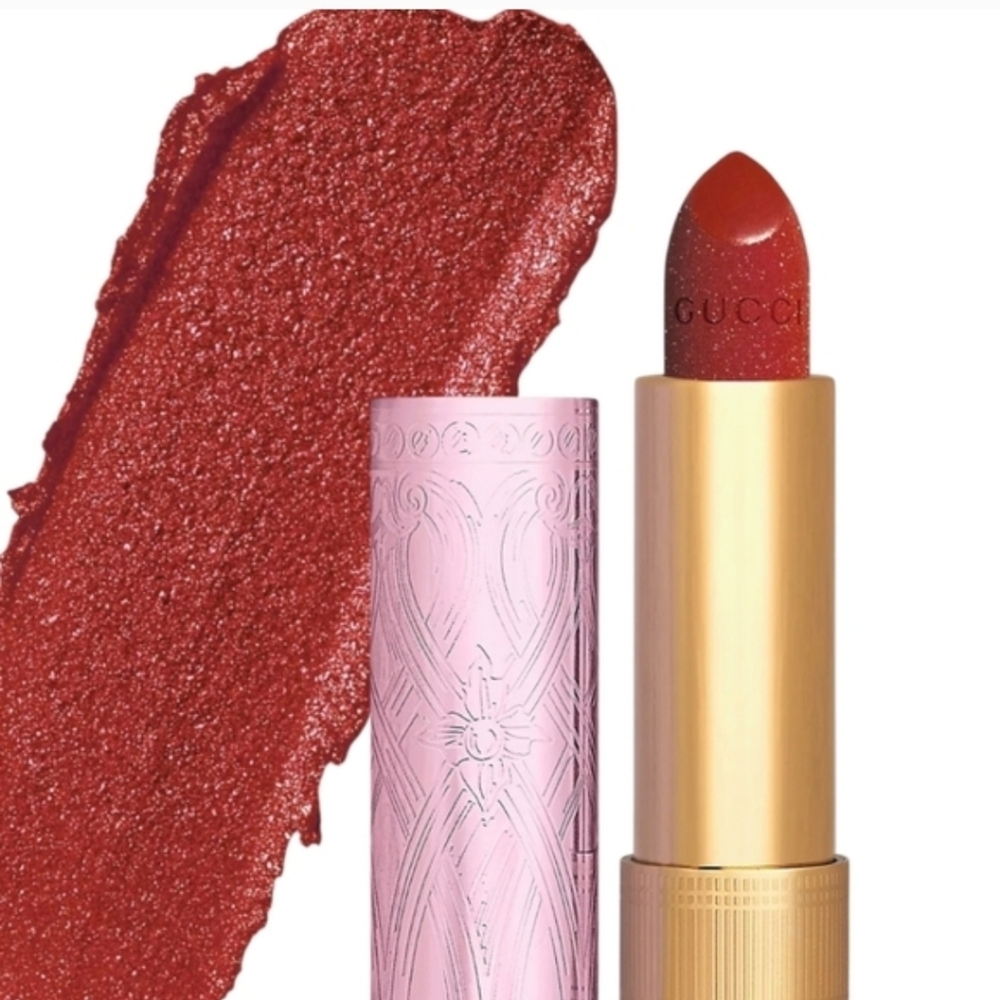 Gucci Limited Edition Lip Colour in Janet Rust 505- Lunaison